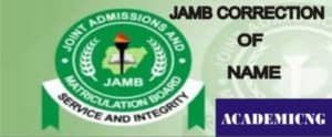 Jamb correction of name