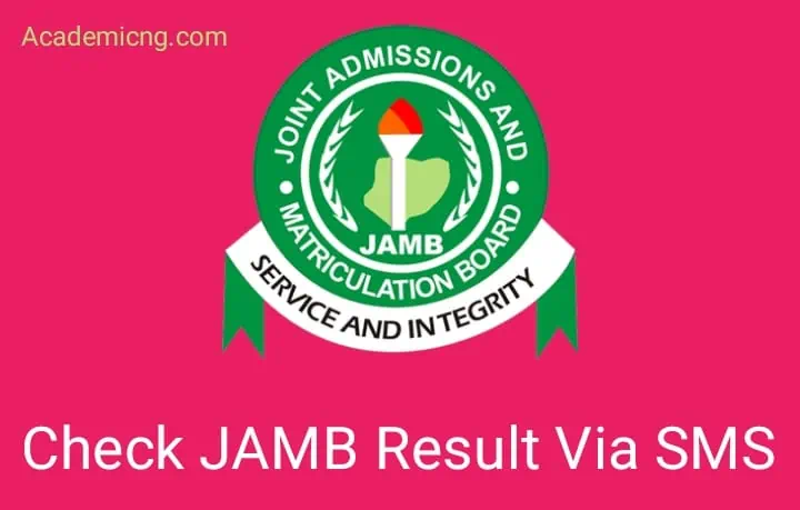 JAMB result SMS