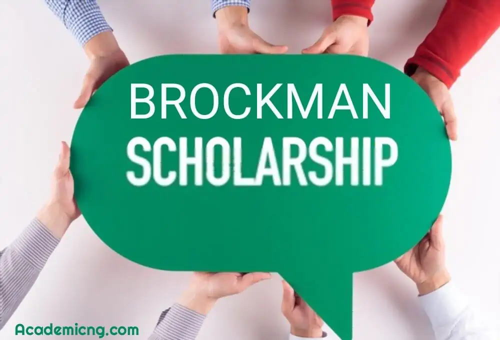 Brockman scholarship