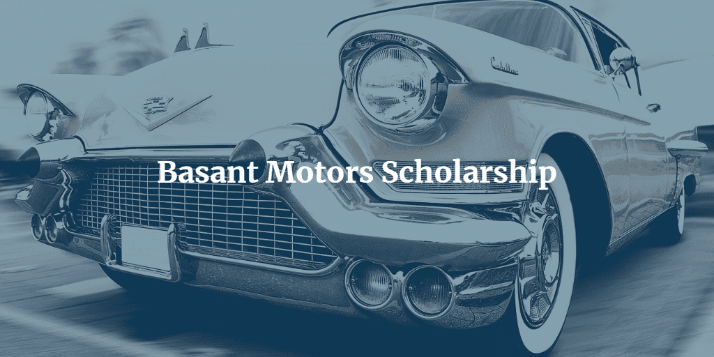 basant motors scholarship