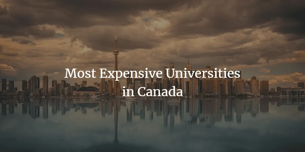 expensive universities Canada