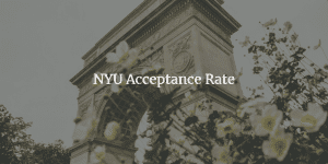 NYU acceptance rate