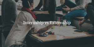 internship vs externship