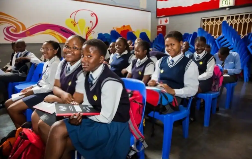 students in class Johannesburg