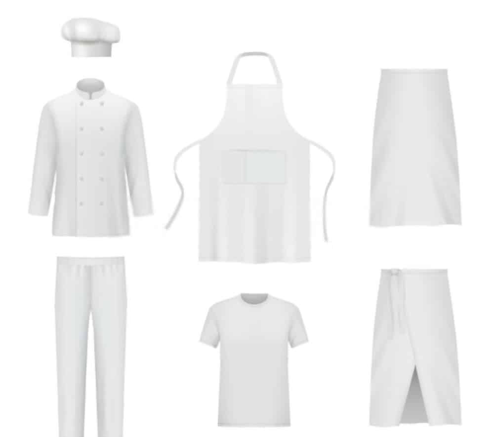 components of a chef uniform