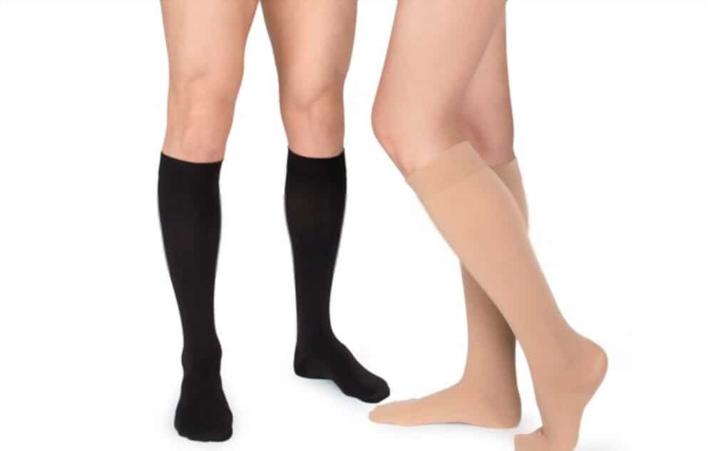 nurses wearing compression socks