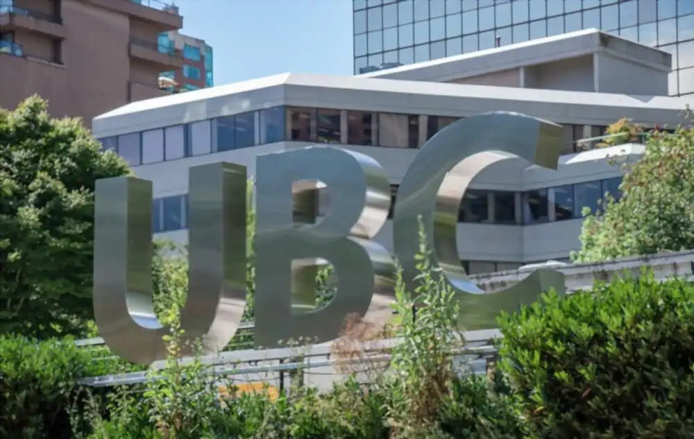 University of British Columbia sign