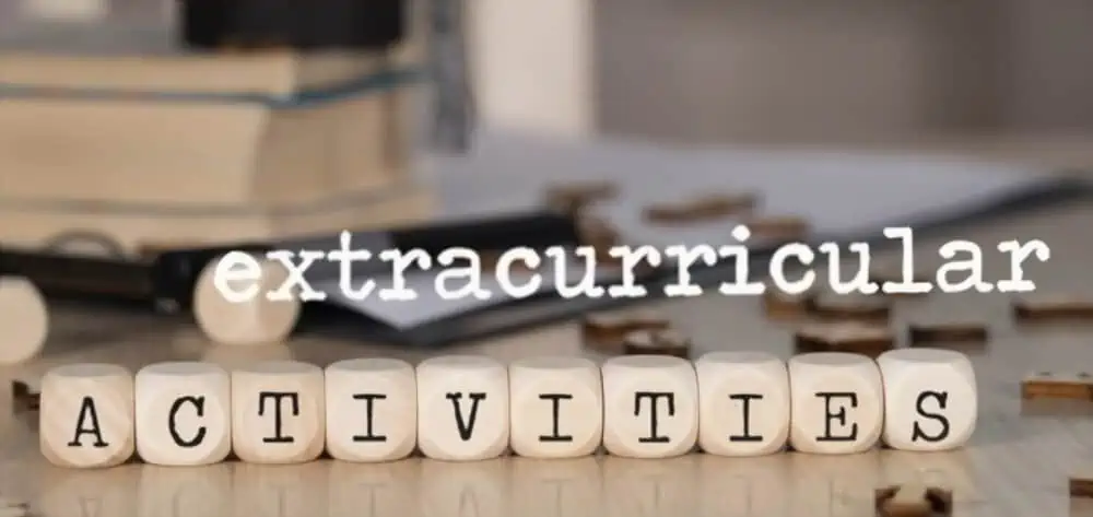 extracurricular activities word dices