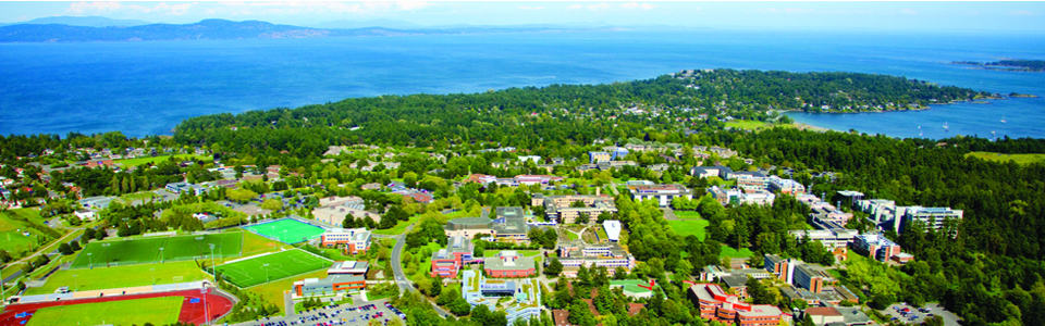 aerial view of uvic