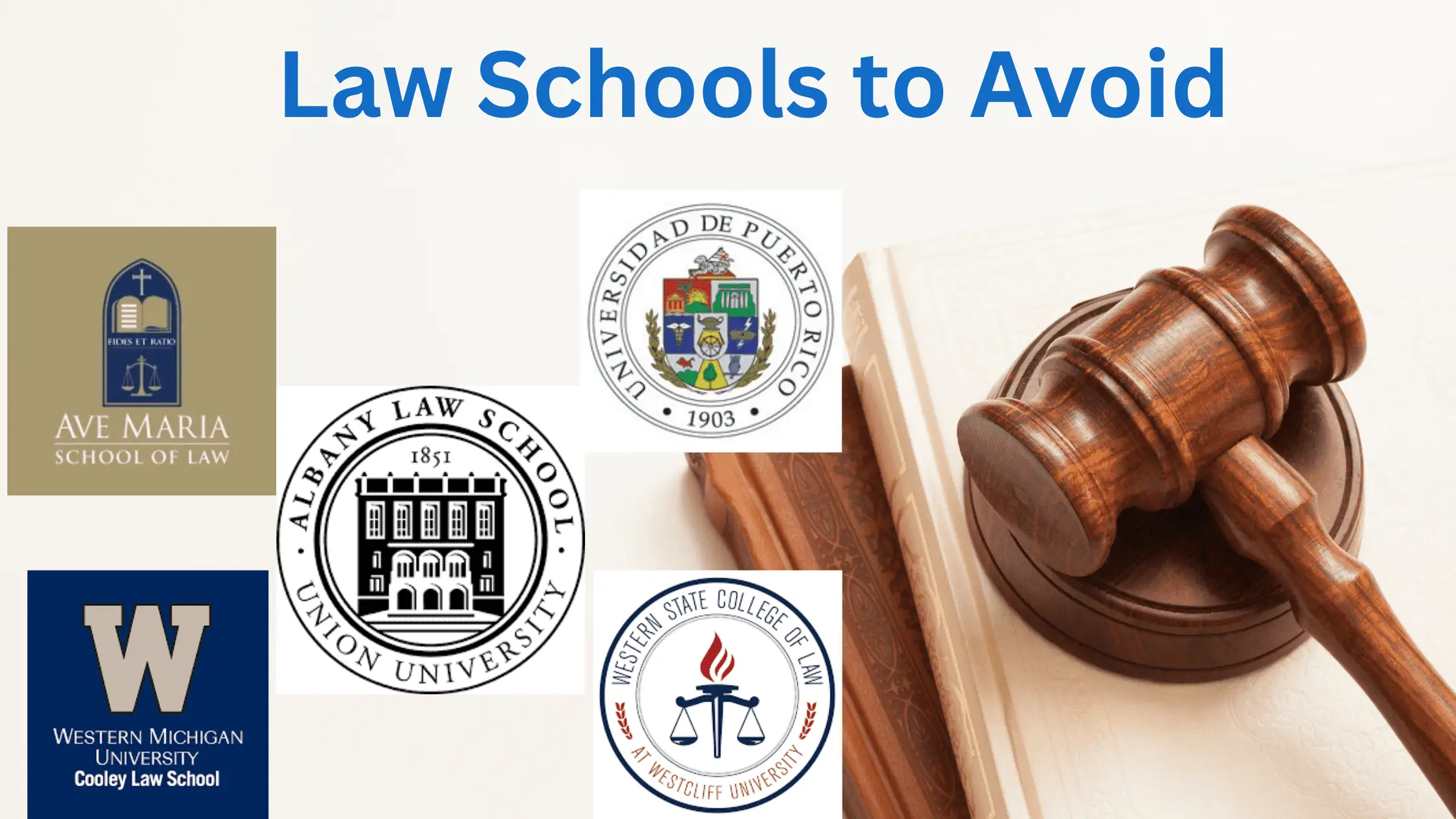 Law schools avoid