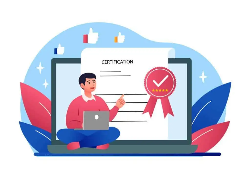 online certifcation concept