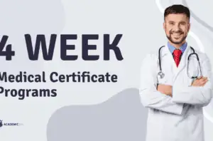 4-week medical certificate programs