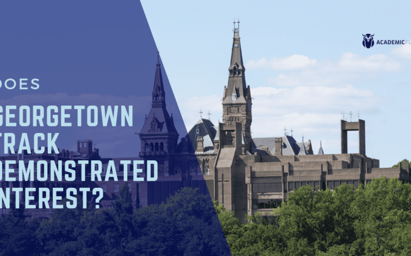 Does Georgetown Track Demonstrated Interest?